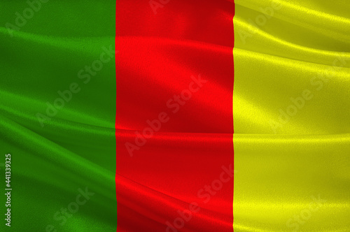 Flag of County Carlow of Ireland photo