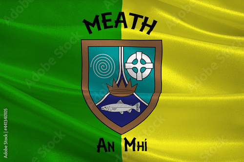 Flag of County Meath in Ireland photo