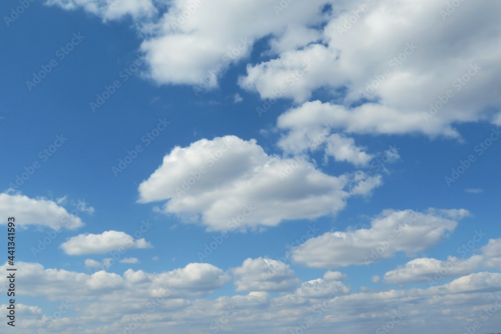 Beautiful clouds in blue sky, natural background Beautiful clouds in blue sky, natural background