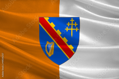 Flag of County Armagh in Ulster of Ireland photo