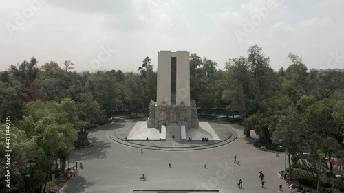 View of monument in a park in mexico city photo