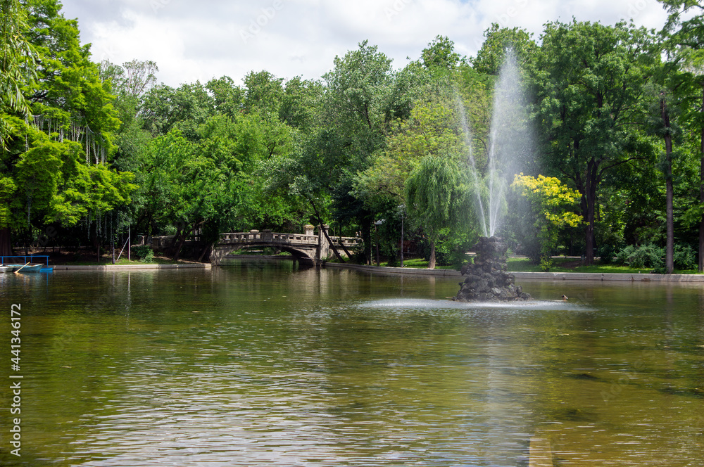 Cismigiu Gardens a public park, Bucharest, Romania Cismigiu Gardens a public park, Bucharest, Romania