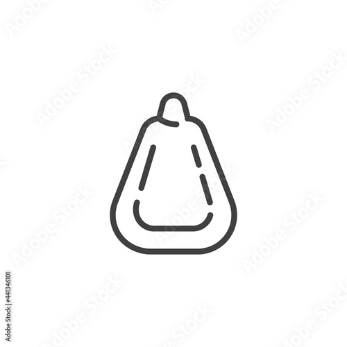 Corn seed line icon