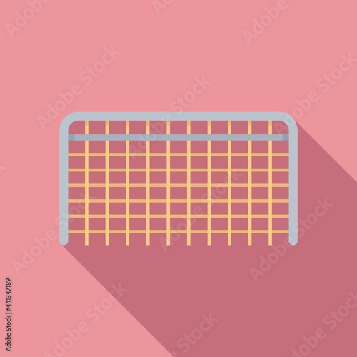 Hurling gate icon, flat style