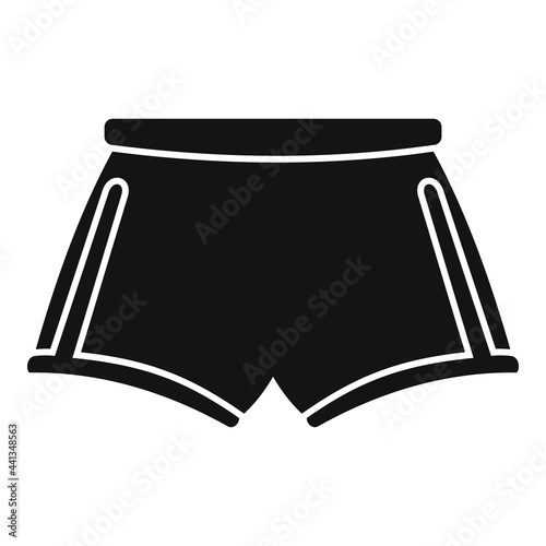 Hurling shorts icon, simple style