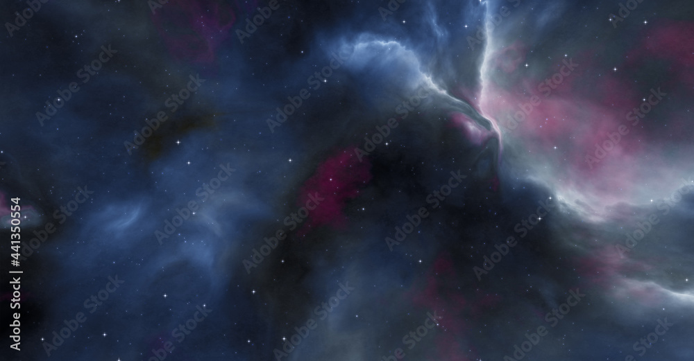 Obraz premium galaxy space nebula banner background