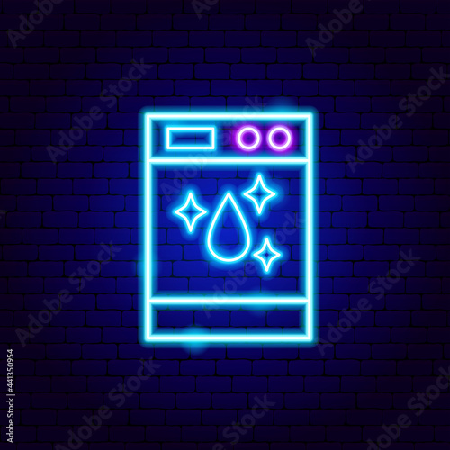 Washer Neon Sign