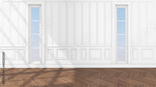 Room interior with Wall Background. 3D rendering  3D illustration 