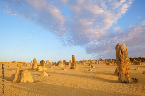Pinnacles Desert at Nambung National Park Australia photo