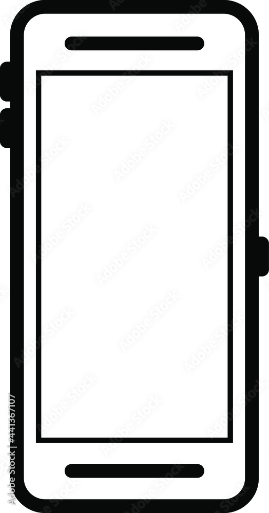 mobile phone smartphone icon vector illustration mobile phone smartphone icon vector illustration