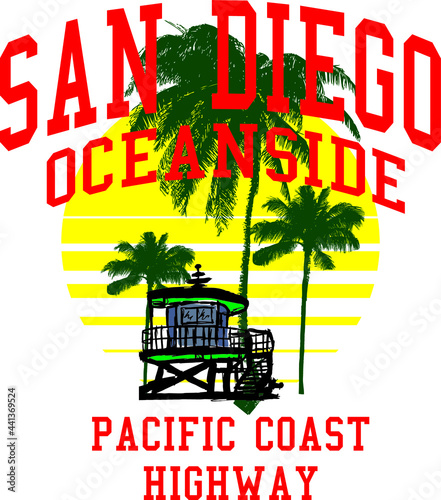 California San Diego wild wave surfer