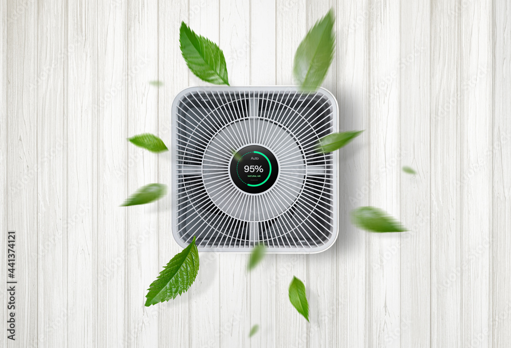 Lush Air Purifier Get Rid Of Dust Background Art