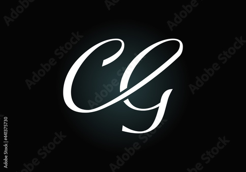 Initial CG Letter Logo With Creative Modern Business Typography Vector Template. Creative Abstract Monogram Letter CG