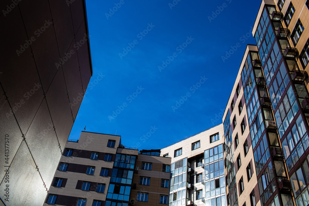 Fototapeta premium modern building with sky