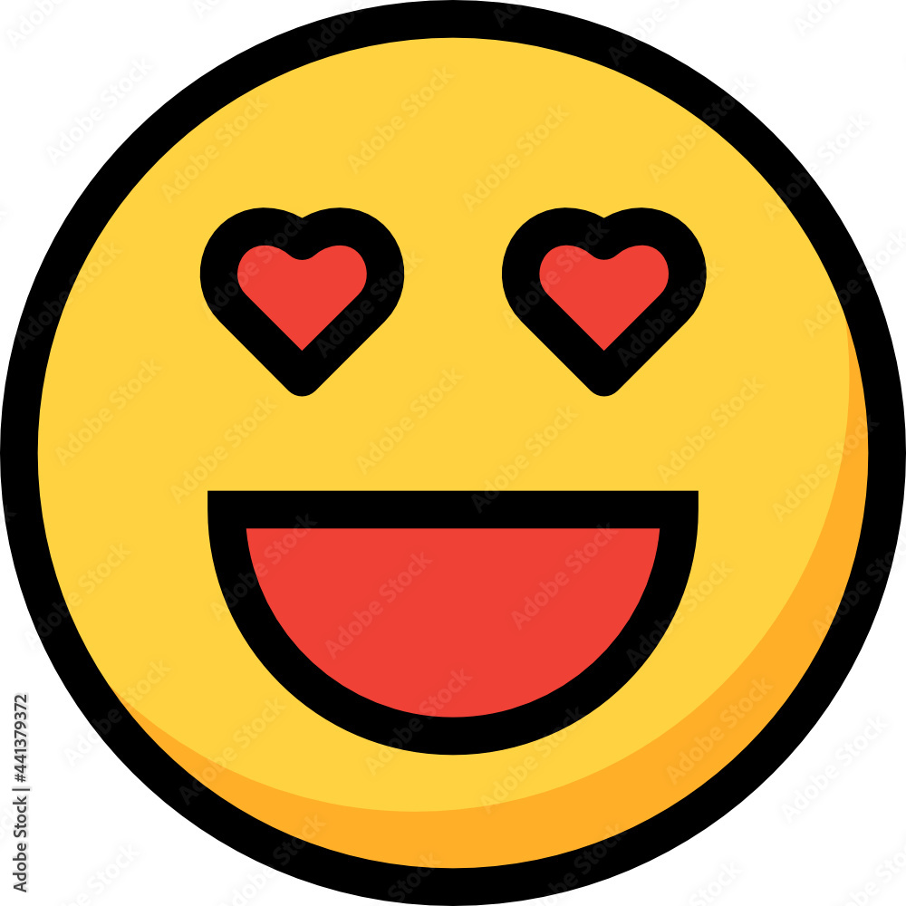 love color outline icon love color outline icon
