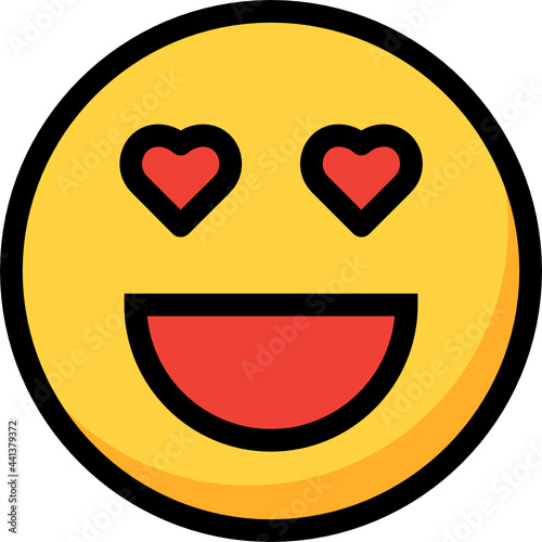 love color outline icon