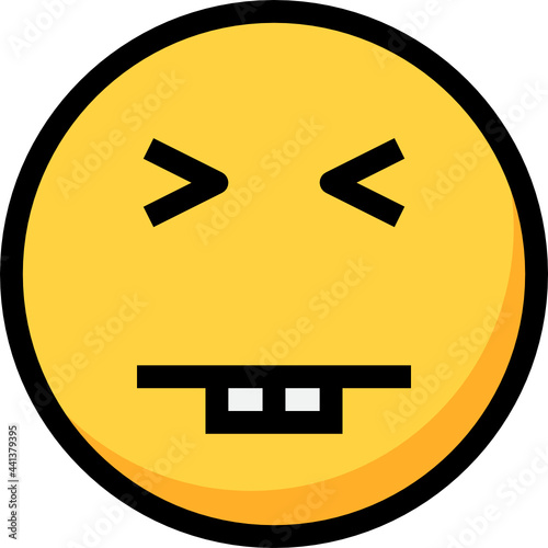 silly color outline icon