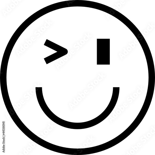 naughty outline icon