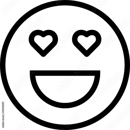 love outline icon