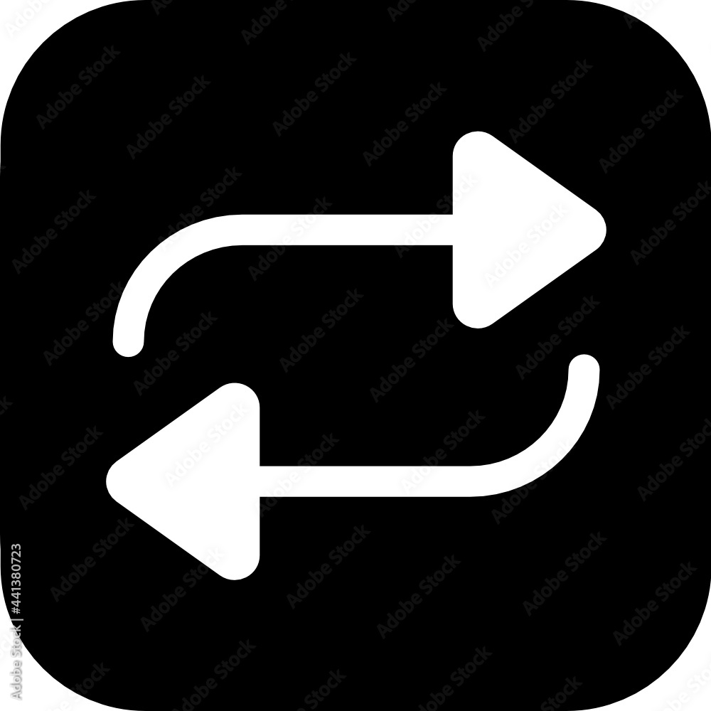 repeat icon vector repeat icon vector