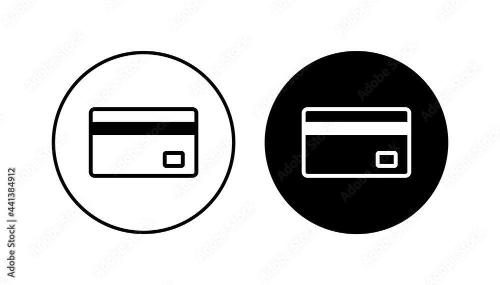 Credit card icon set. Credit card payment icon vector Credit card icon set. Credit card payment icon vector