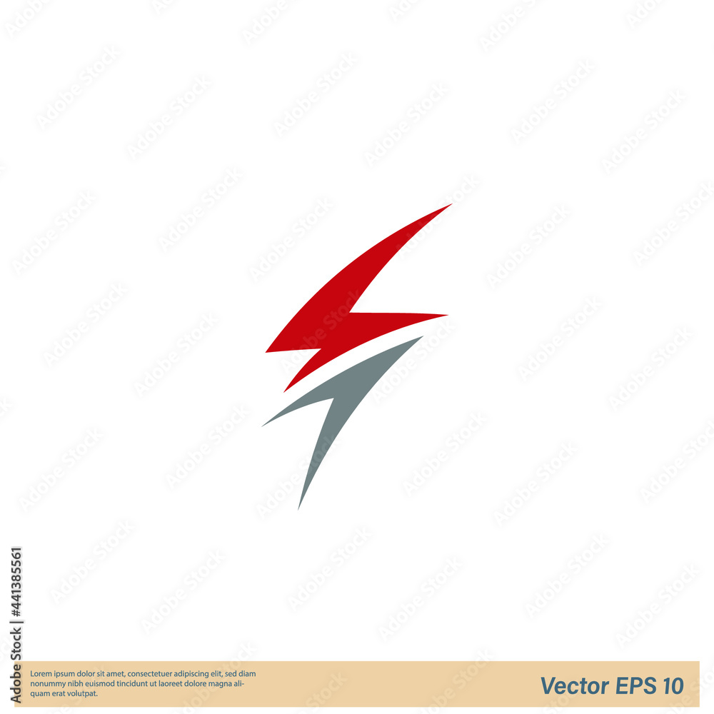 lightning icon electricity symbol simple design element lightning icon electricity symbol simple design element