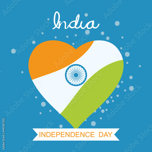india heart illustration