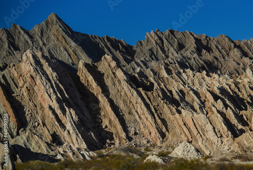 The amazing geological features of the Quebrada de las Flechas, Valles Calchaquíes, Salta, northwest Argentina © Pedro