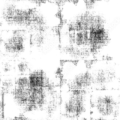 Rough black and white texture vector. Distressed overlay texture. Grunge background. Abstract textured effect. Vector Illustration. Black isolated on white background. EPS10