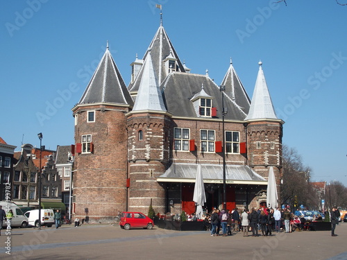 Photography Die historische „Waage“, davor als Teil der Stadtmauer das Antonies-Stadttor auf