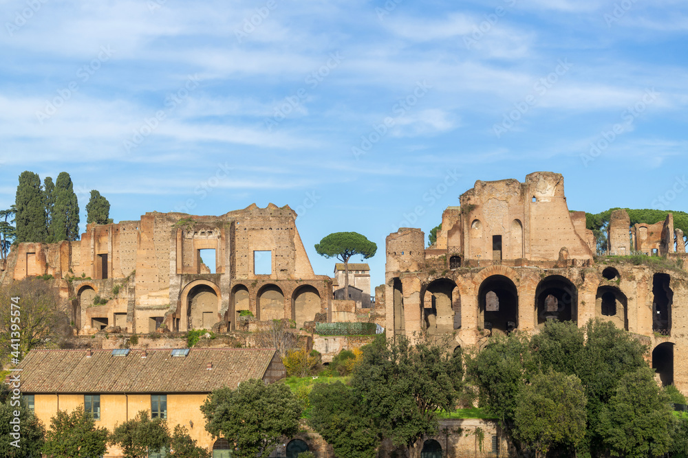 Célèbres ruines de Rome
