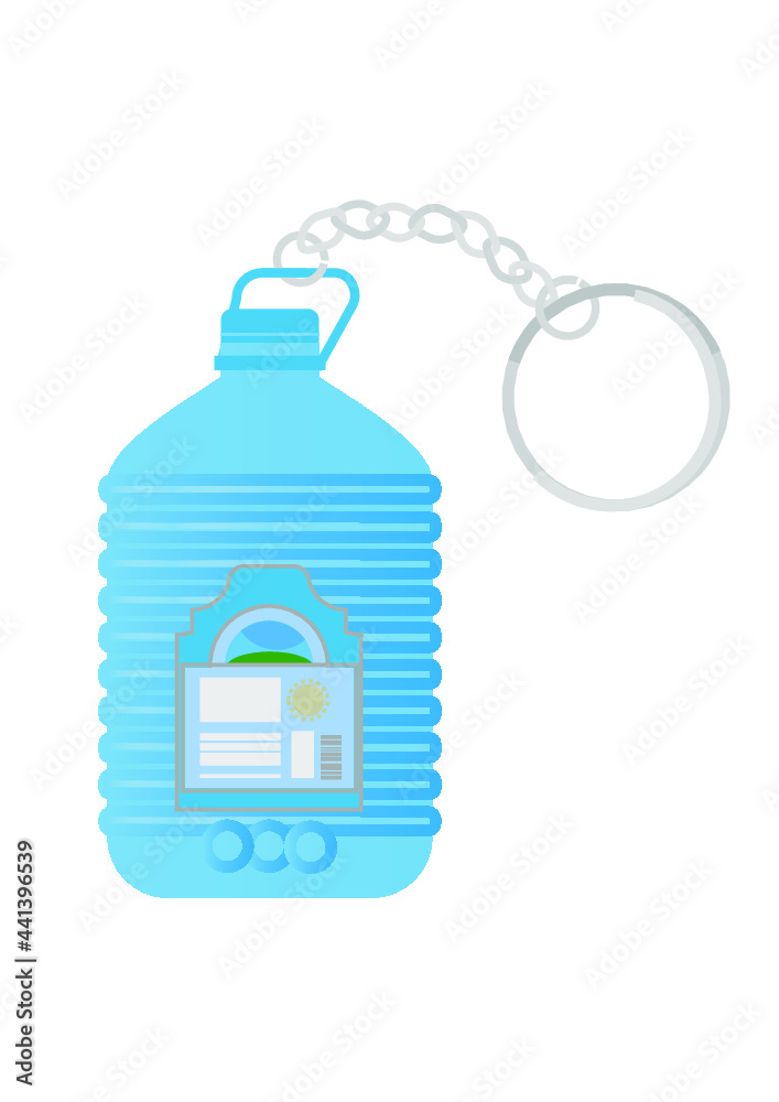 Obraz premium Water Jug Keychain