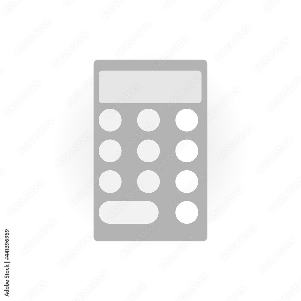 vector illustration of a calculator vector illustration