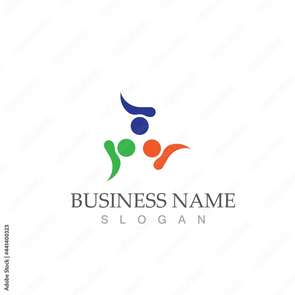 Community, network and social icon Community, network and social icon