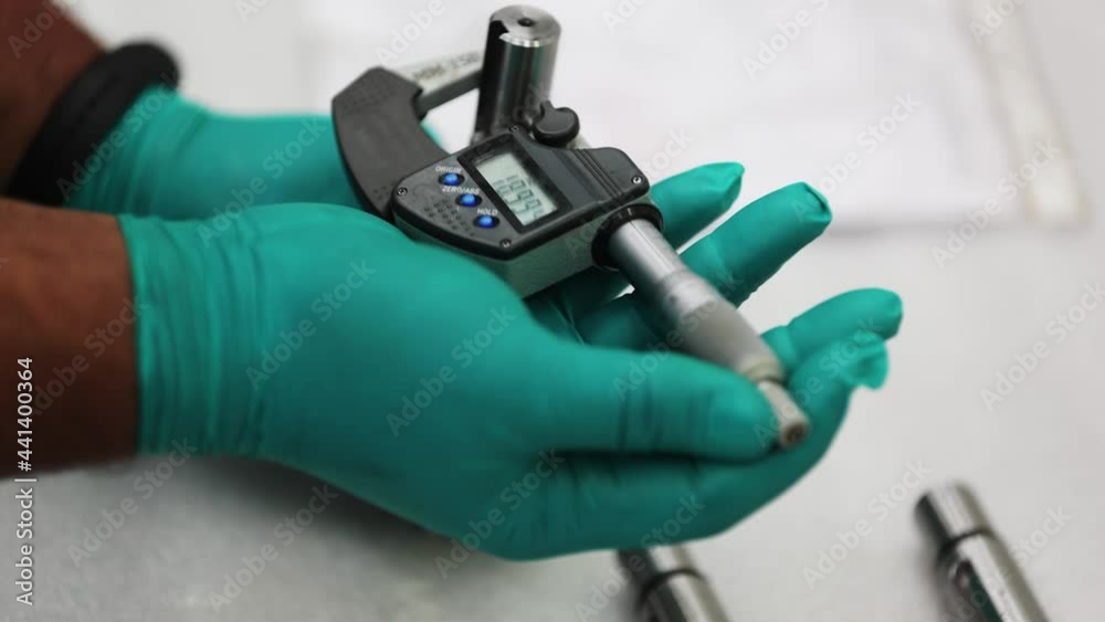 quality control check reamer cutting tool measurement diameter isolated