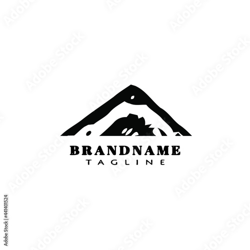 mountain logo icon design template vector illustration © darul