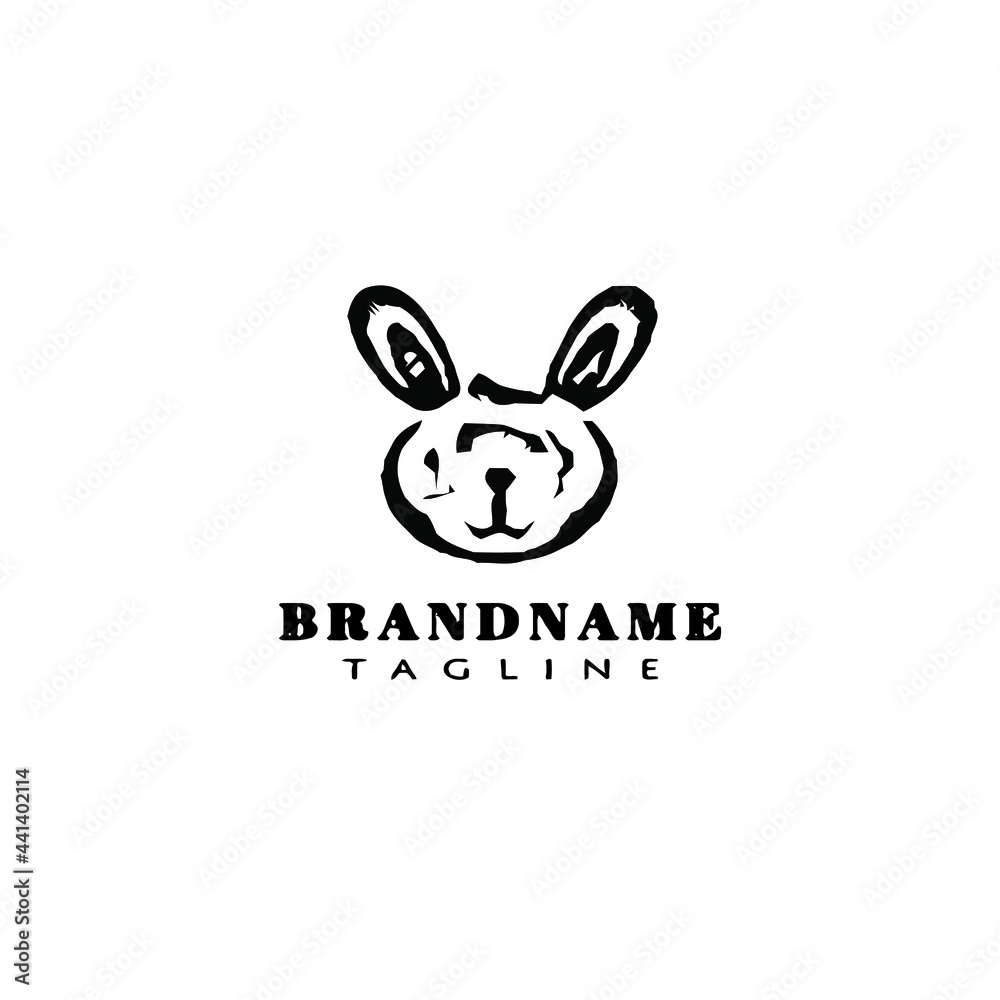cute rabbit logo cartoon icon vector illustration cute rabbit logo cartoon icon vector illustration