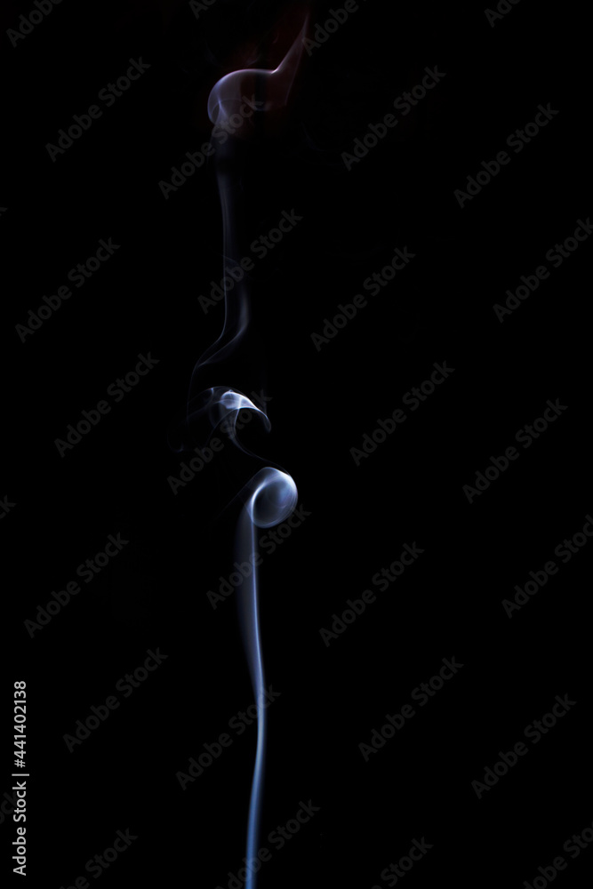 smoke effect on black background