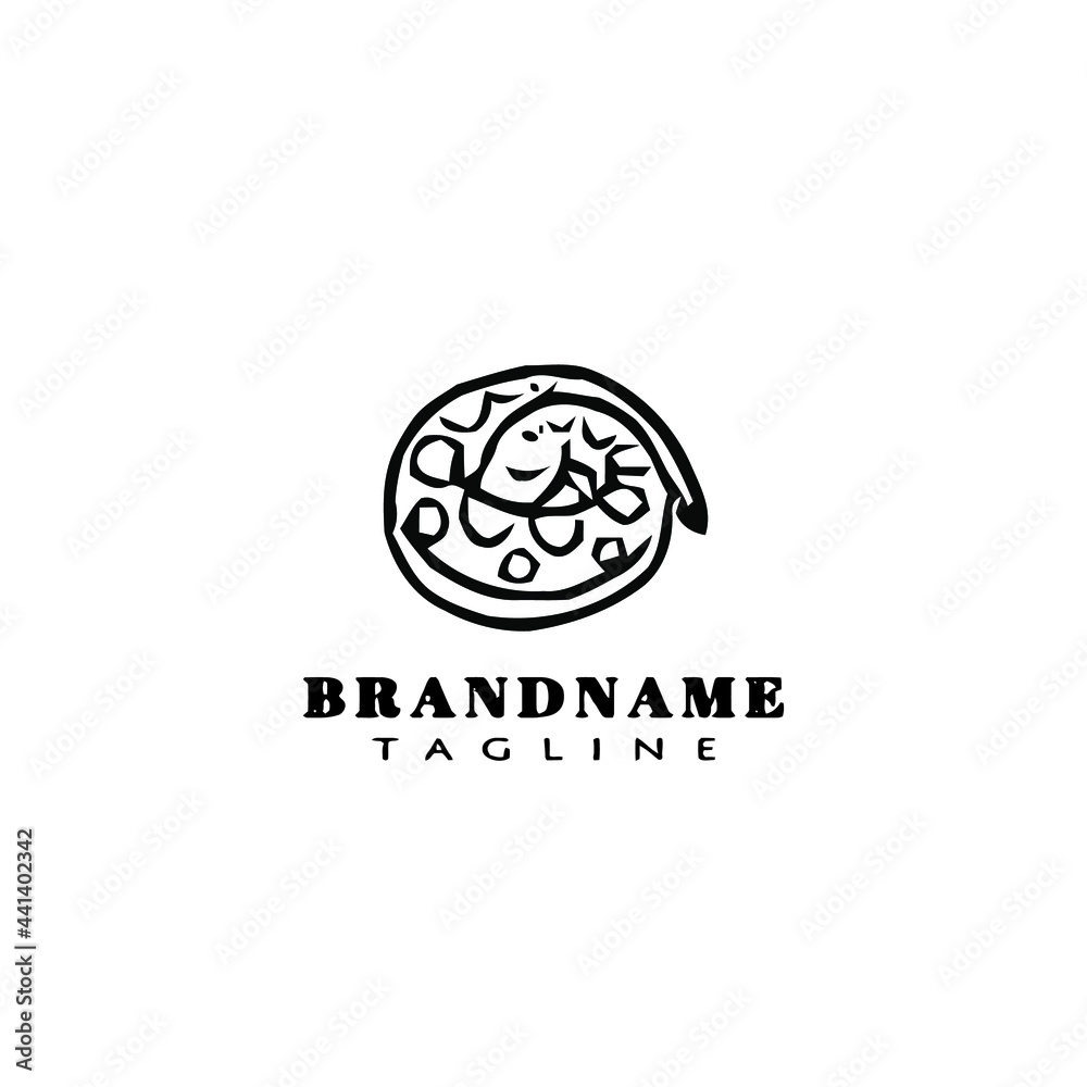 cute snake logo cartoon icon vector simple cute snake logo cartoon icon vector simple
