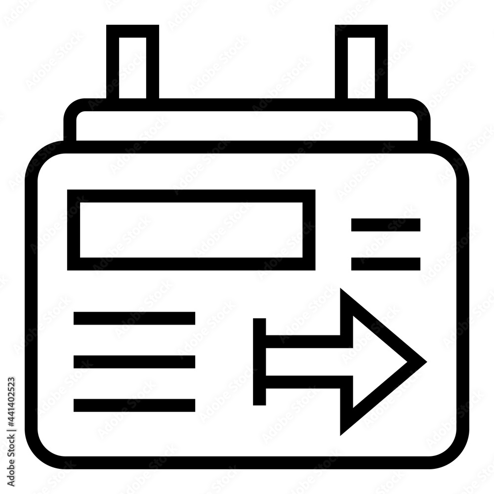 Metro board icon. Outline Metro board vector icon for web design isolated on white background