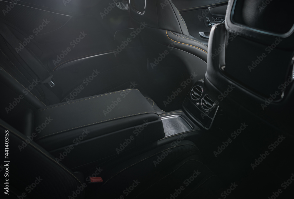 Luxury Leather Modern Vehicle Interior