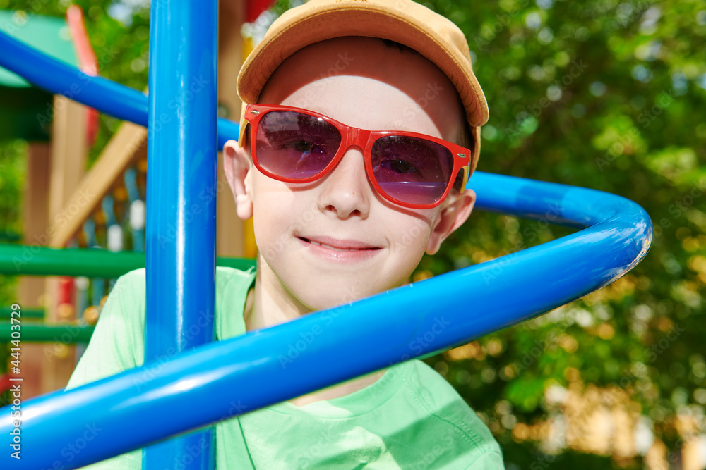 Fototapeta premium happy summer boy