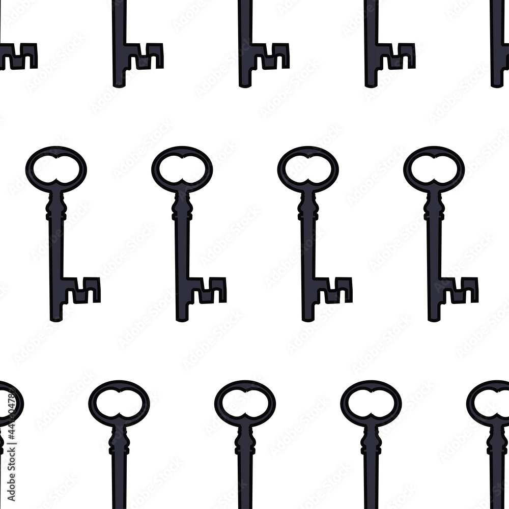 Graphic key pattern for your design and background Graphic key pattern for your design and background