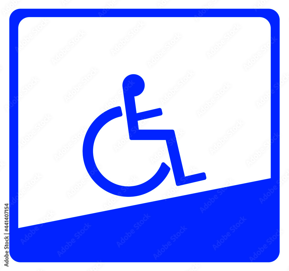 Wheelchair ramp. Disability week concept.Vector design EPS 10. Wheelchair ramp. Disability week concept.Vector design EPS 10.