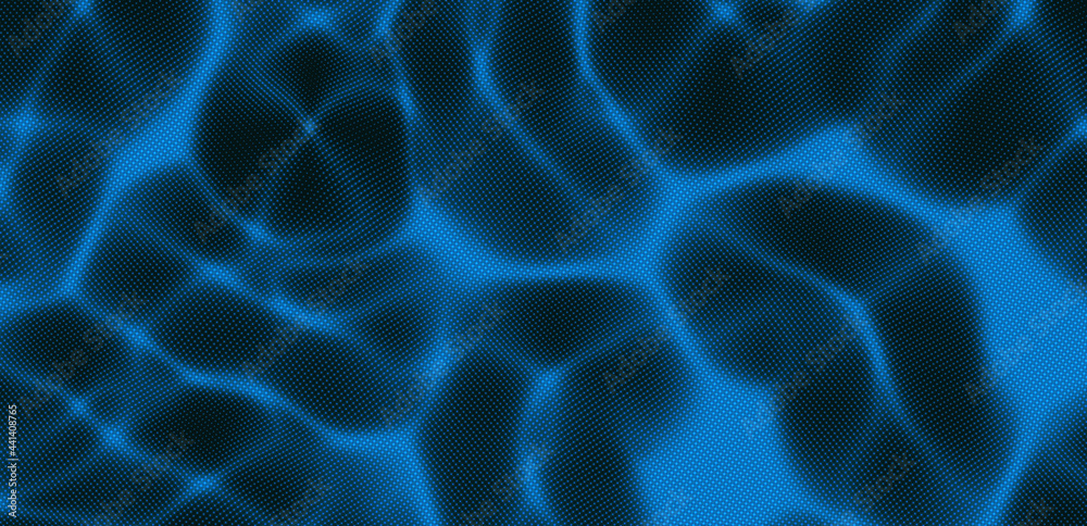 Background with convex forms. Grid surface with ripples and reflections. 3d dynamic vector illustration. Background with convex forms. Grid surface with ripples and reflections. 3d dynamic vector illustration.