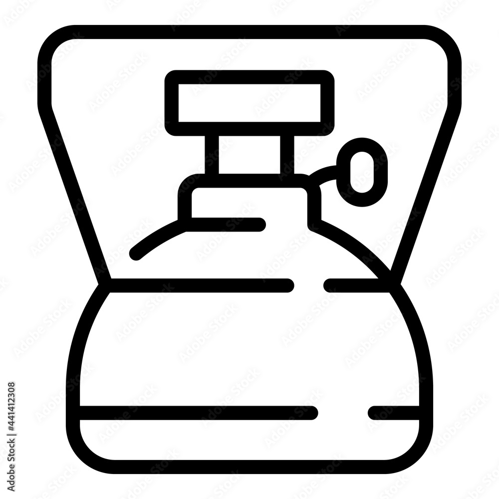 Campsite gas lamp icon. Outline Campsite gas lamp vector icon for web design isolated on white background Campsite gas lamp icon. Outline Campsite gas lamp vector icon for web design isolated on white background