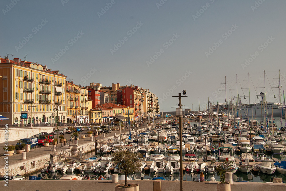 The port of Nice, France.