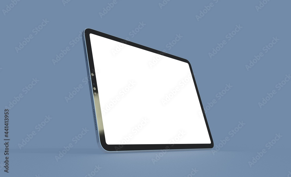 Tablet pc computer with blank screen 3d Tablet pc computer with blank screen 3d