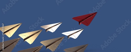fly plane paper in 3d