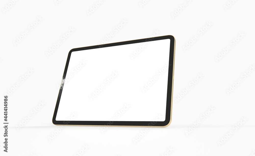 Tablet 3d computer with blank screen Tablet 3d computer with blank screen